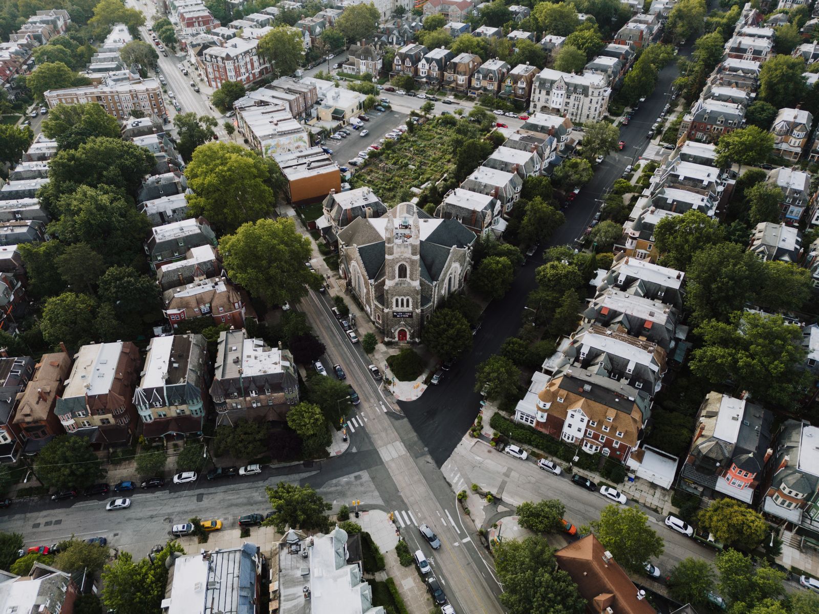 An aerial view of the neighbourhoods we cover