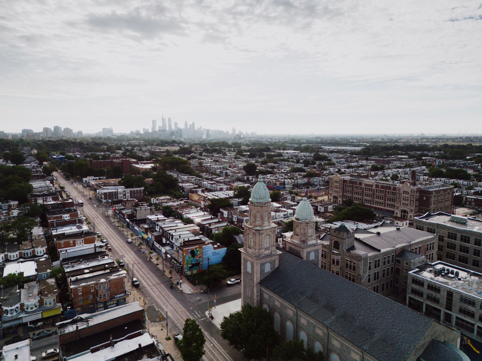 An aerial view of the neighbourhoods we cover